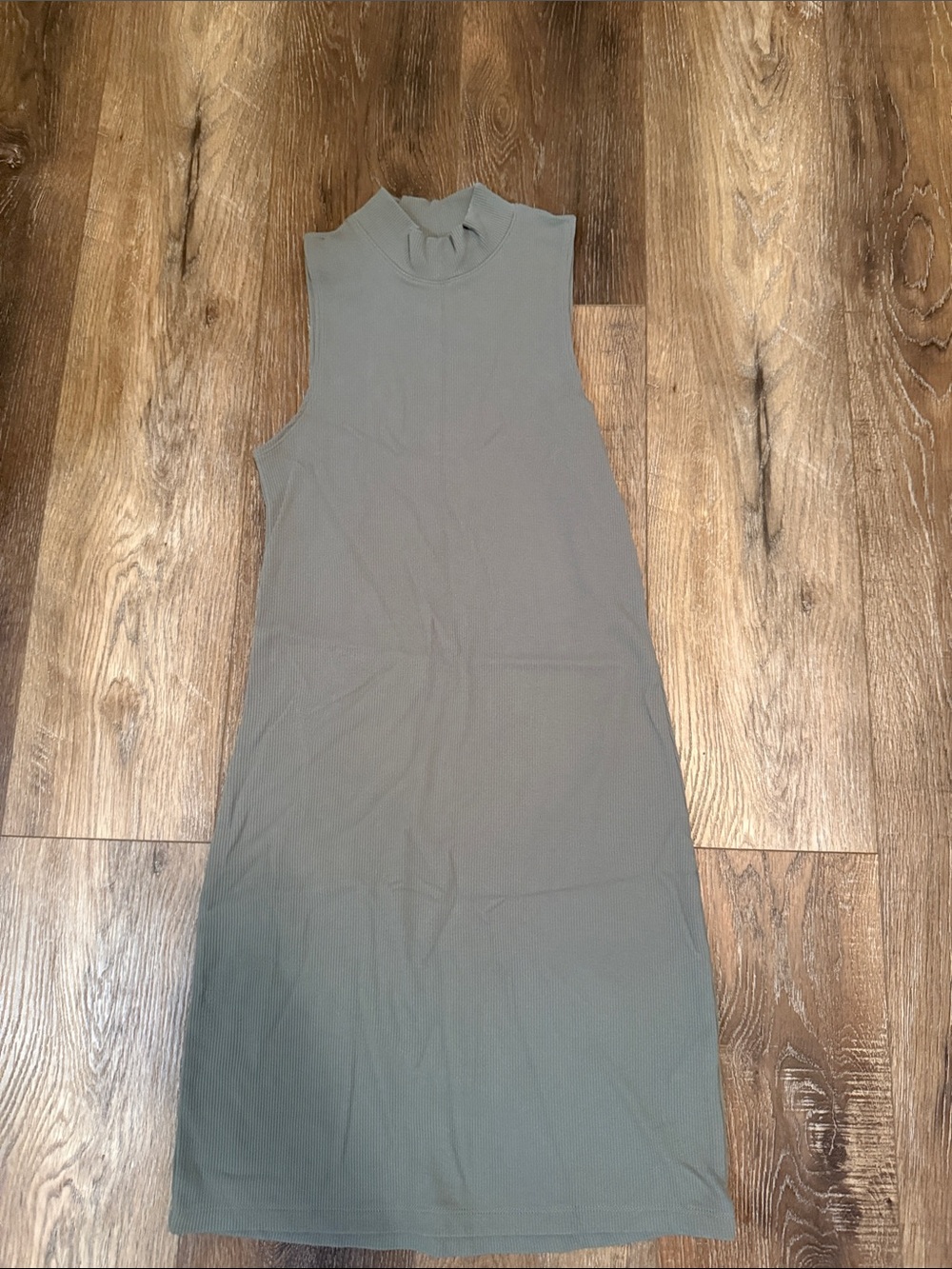 Abercrombie Sleeveless Mock Neck Bodycon Dress - blue/Green